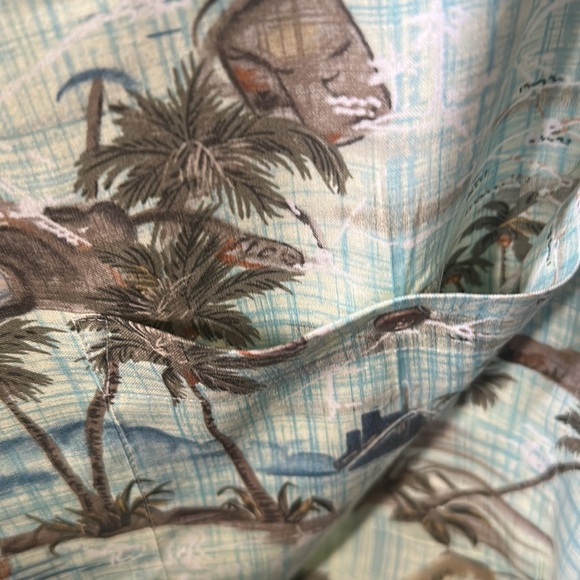 Foundry Men’s Short Sleeve Button Down Hawaiian Shirt Size 4XL - Picture 13 of 13